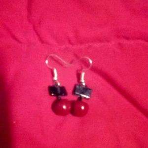 Cherry pin up girl earrings